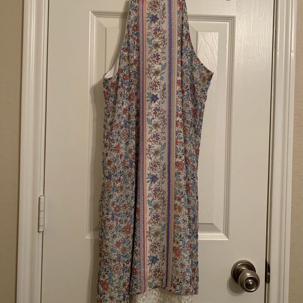 Spring Floral Halter dress